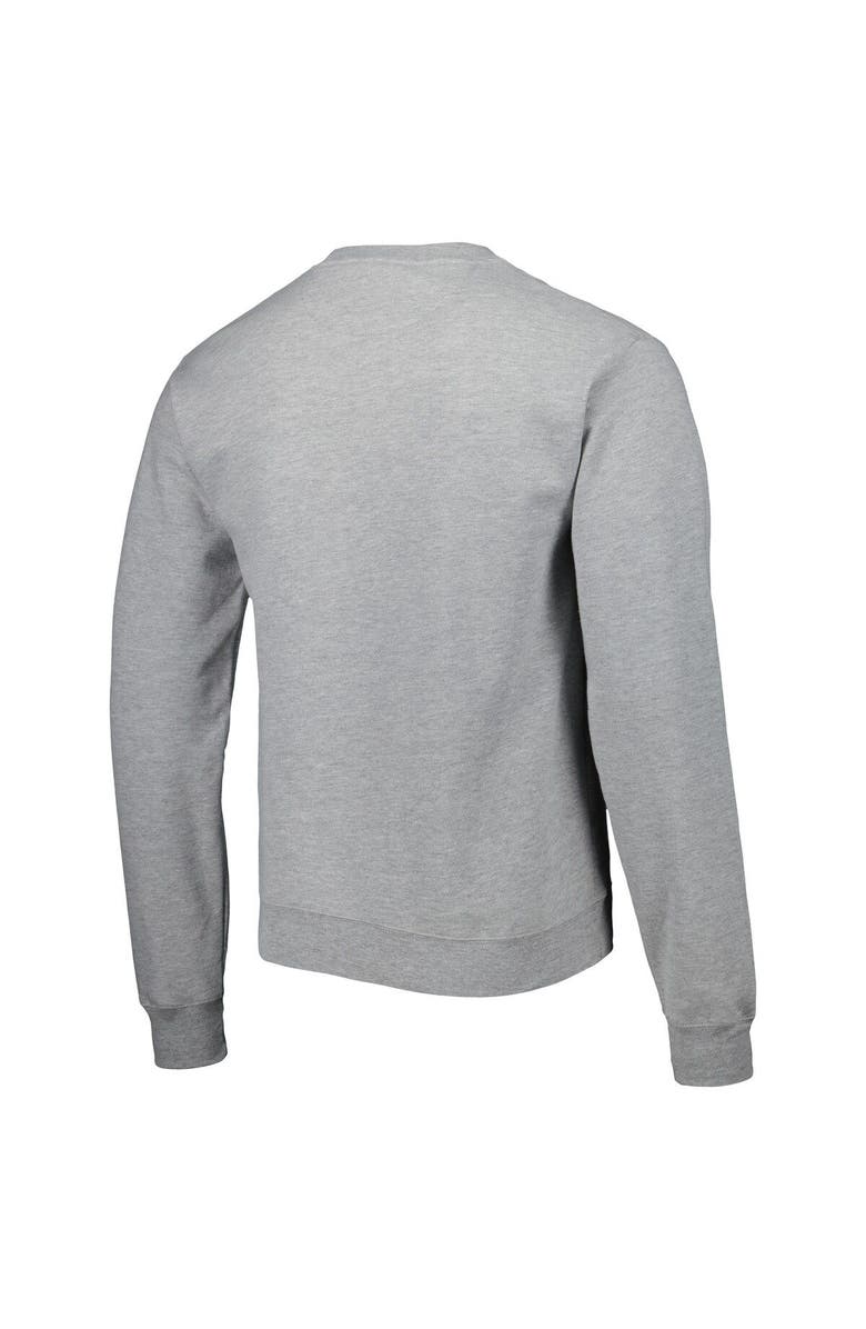 LEAGUE COLLEGIATE WEAR Men's League Collegiate Wear Gray Miami Hurricanes 1965 Arch Essential Lightweight Pullover Sweatshirt, Alternate, color, 