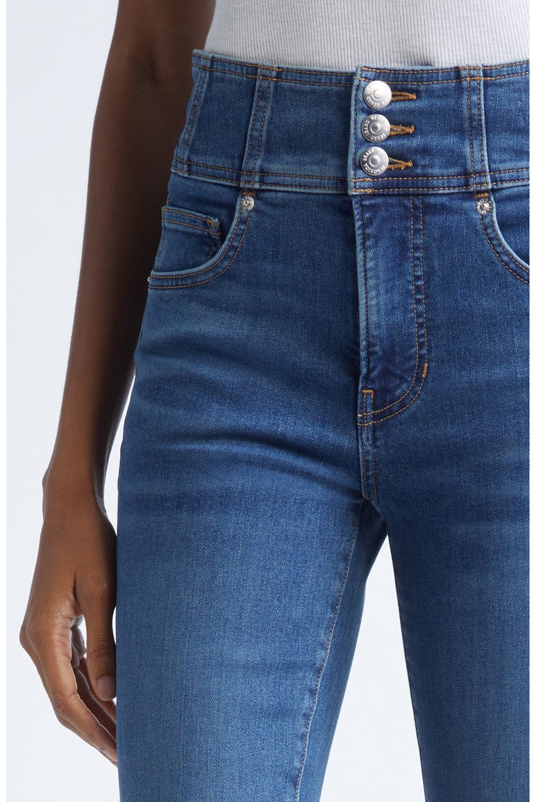 Beverly High Waist Skinny Flare Jeans, Alternate, color, VINTAGE RAIN