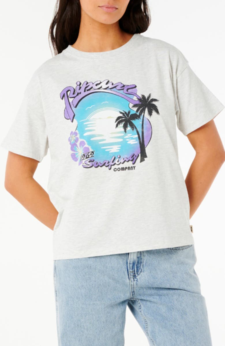 Rip Curl Neon Isles Cotton Graphic T-Shirt, Main, color, Sports Marle