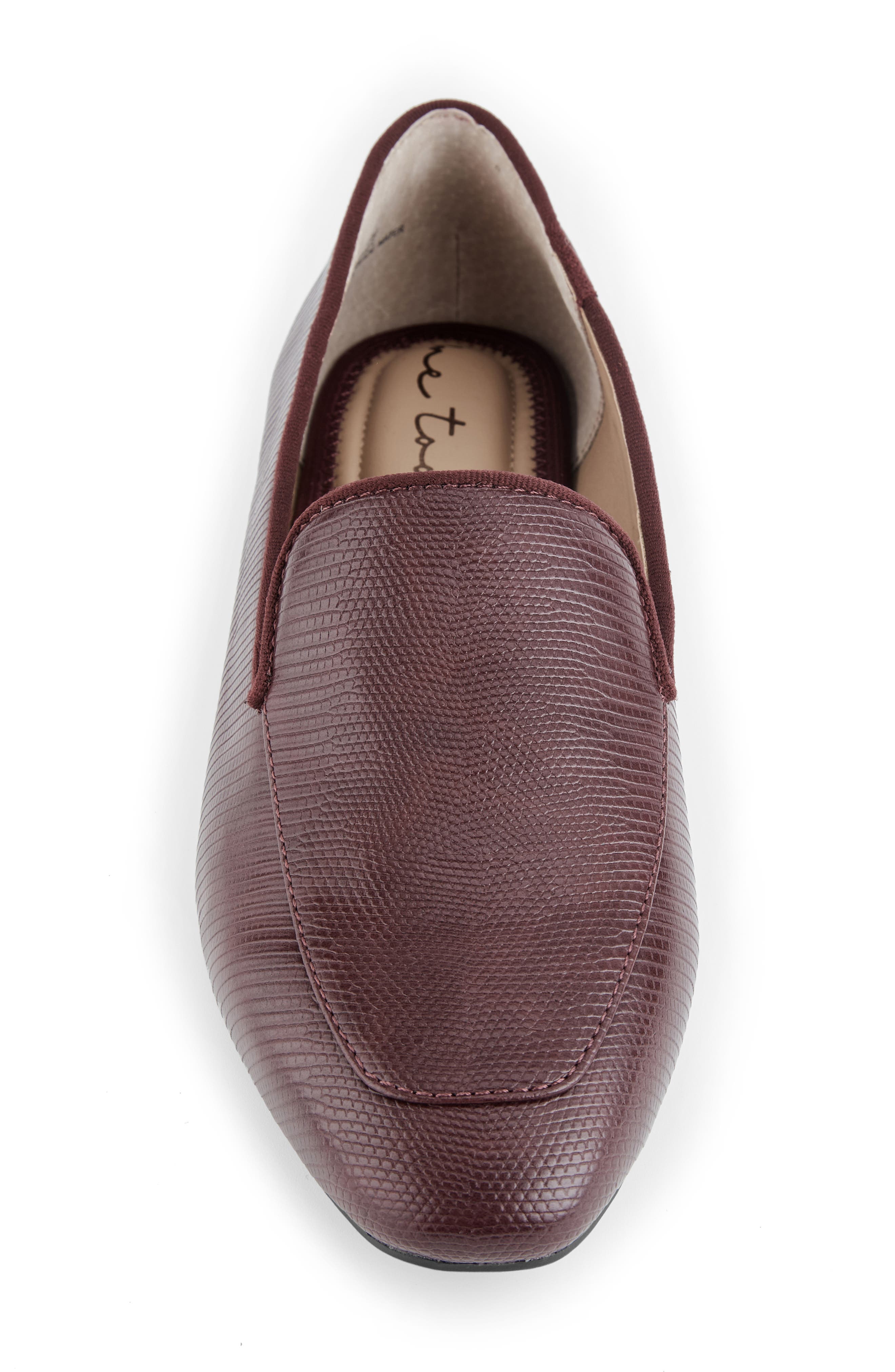 Me Too Promise Embossed Loafer, Alternate, color, Maroon