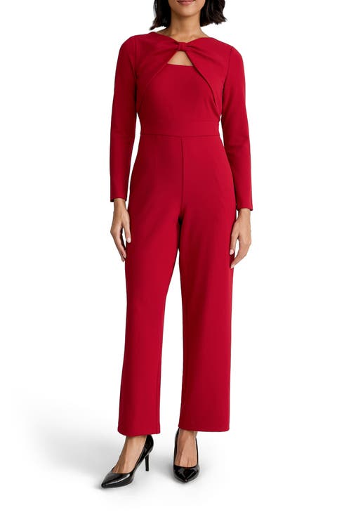 Bow Front Jumpsuit