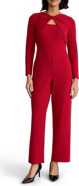 KASPER Bow Front Jumpsuit