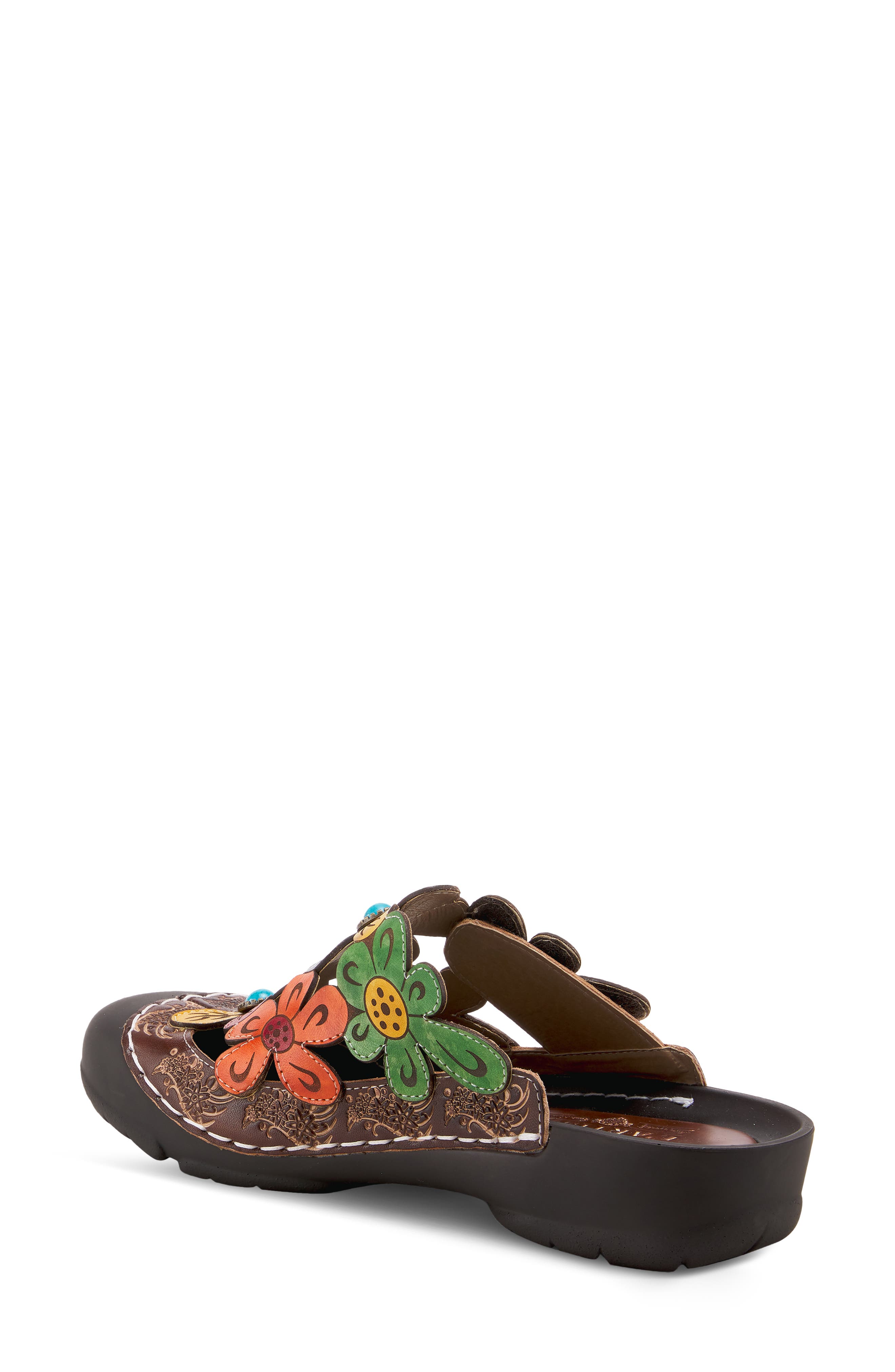 L'Artiste by Spring Step Keya Floral Mule, Alternate, color, 