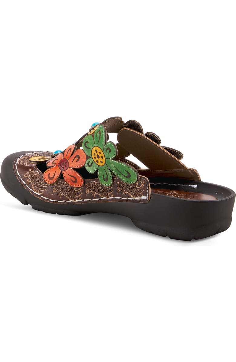L'Artiste by Spring Step Keya Floral Mule, Alternate, color,