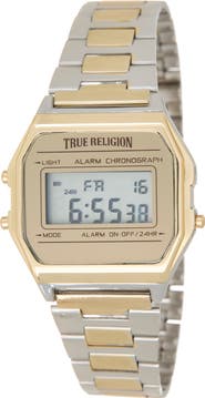 True Religion Digital Bracelet Watch, 34.5mm x 38mm