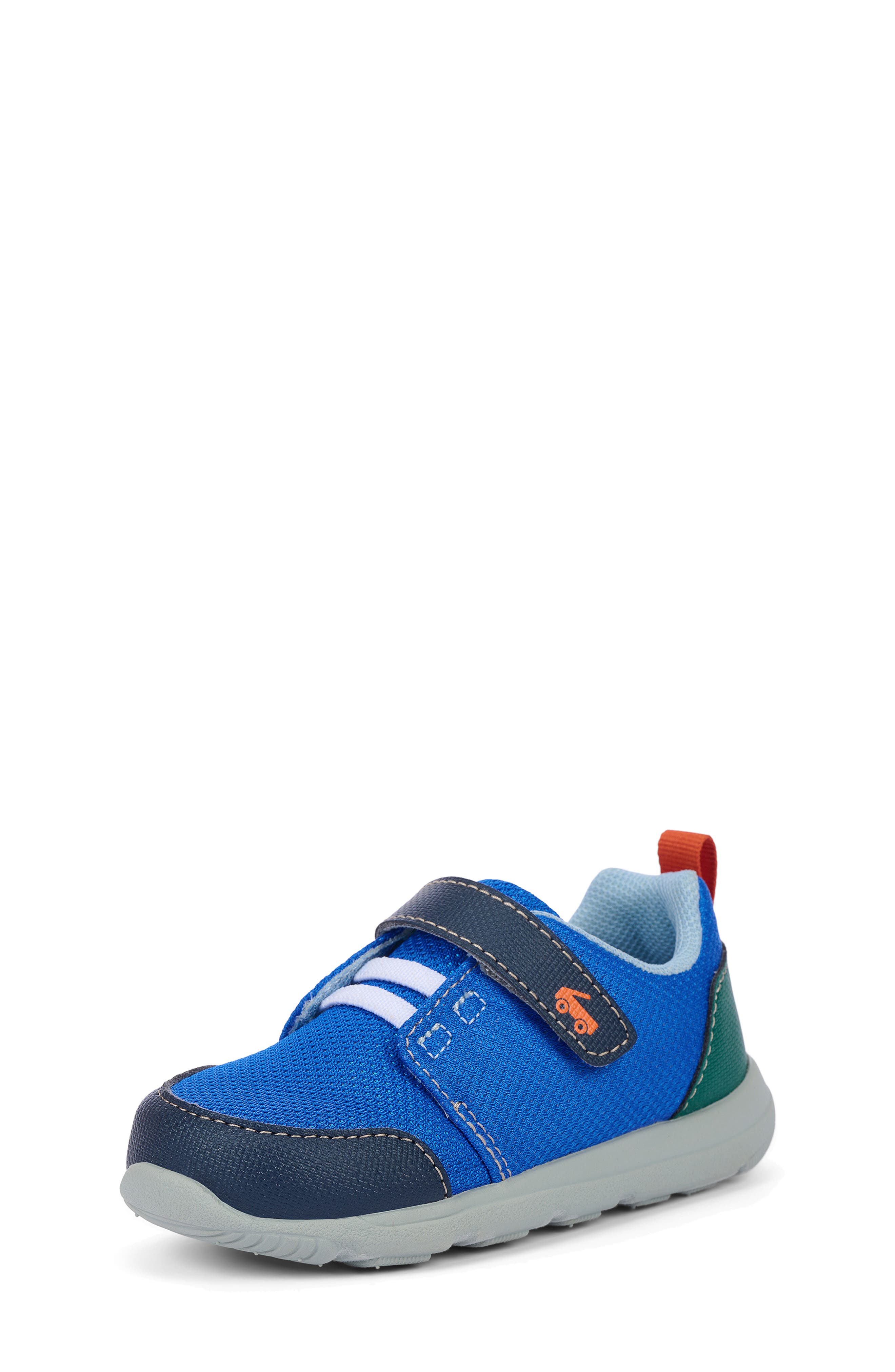 Kids' Spark Lace Sneaker, Alternate, color, BRIGHT BLUE