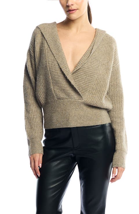 Lenny Ribbed Hooded Sweater