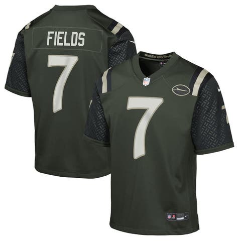 Youth Nike Justin Fields Gotham Green New York Jets 2025 Rivalries Collection Game Jersey
