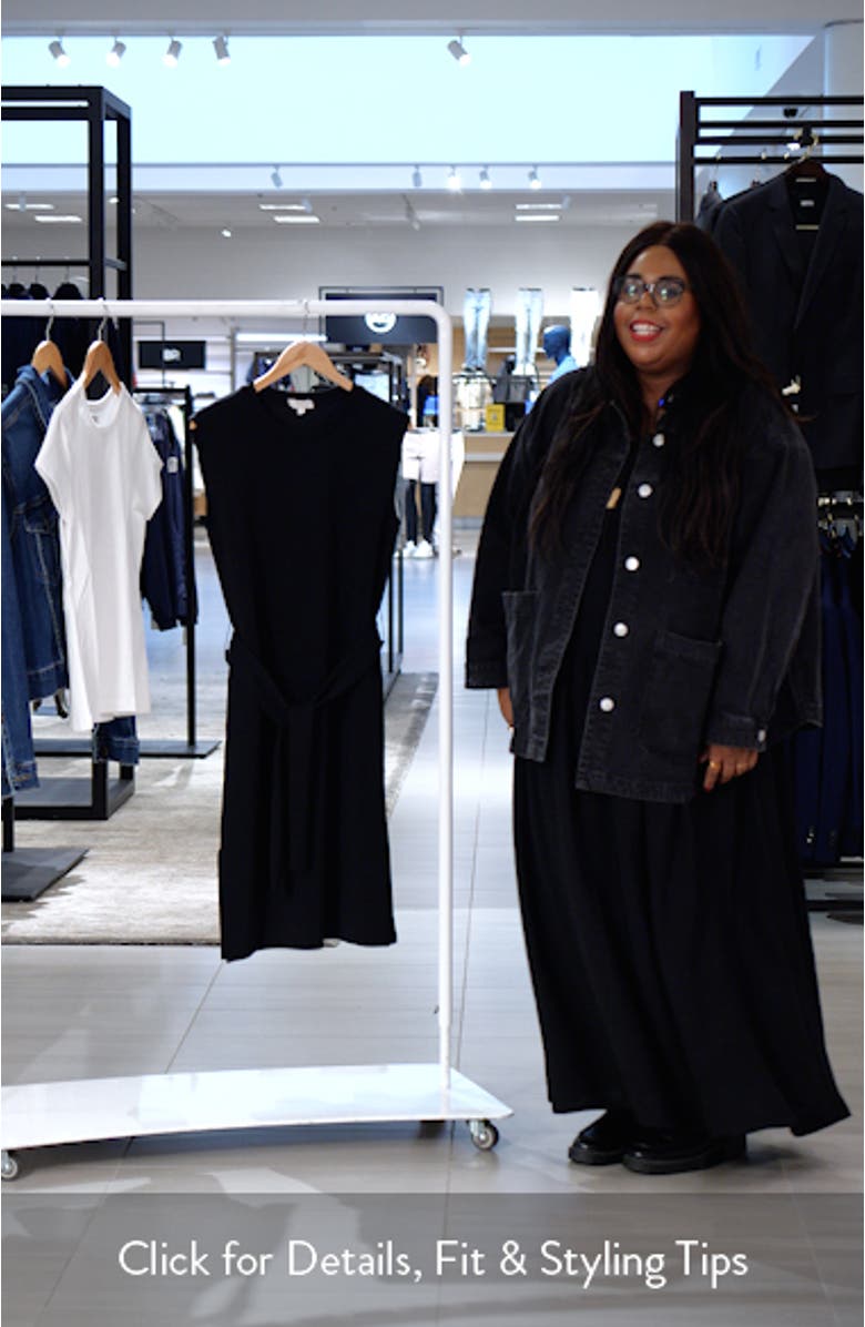 Aly Belted Jersey Dress, sales video thumbnail