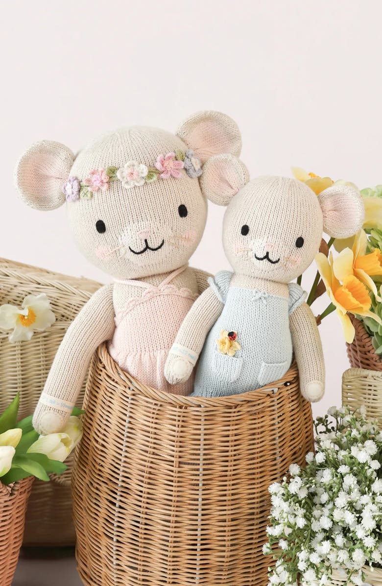 cuddle+kind Emma the Mouse Stuffed Animal, Alternate, color, Pink