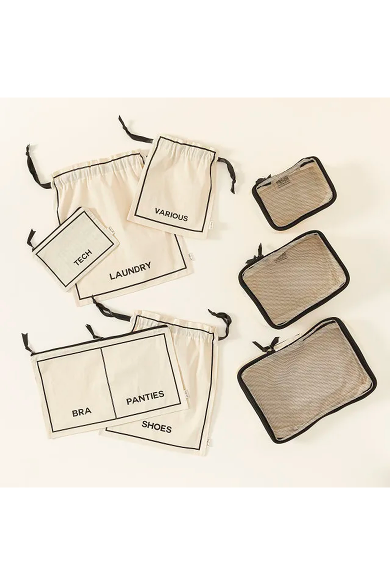 Deluxe Packing Travel Set by Bag-All, Main, color, Cream