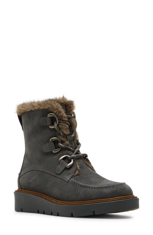 Blondo Monday Waterproof Lace-up Boot In Gray