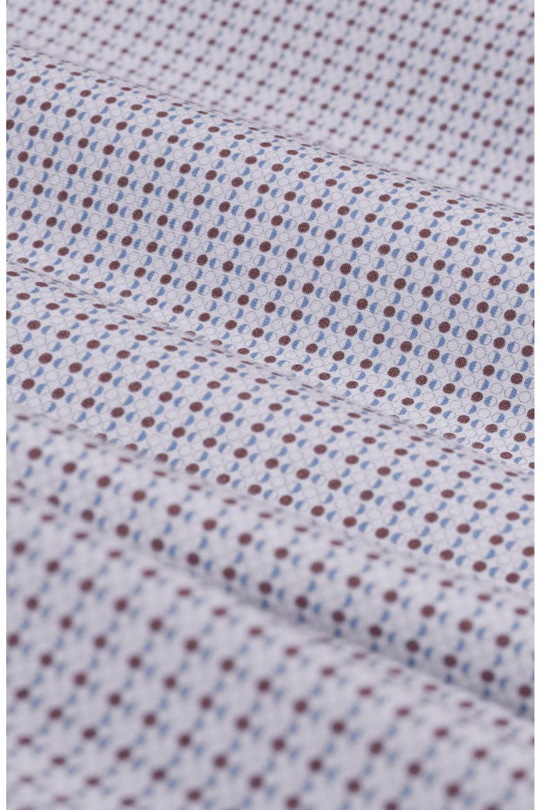 James OoohCotton® Geo Print Button-Up Shirt, Alternate, color, MOCHA