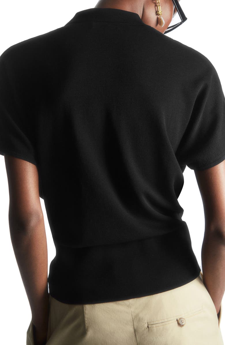 COS Knit Polo, Alternate, color, 