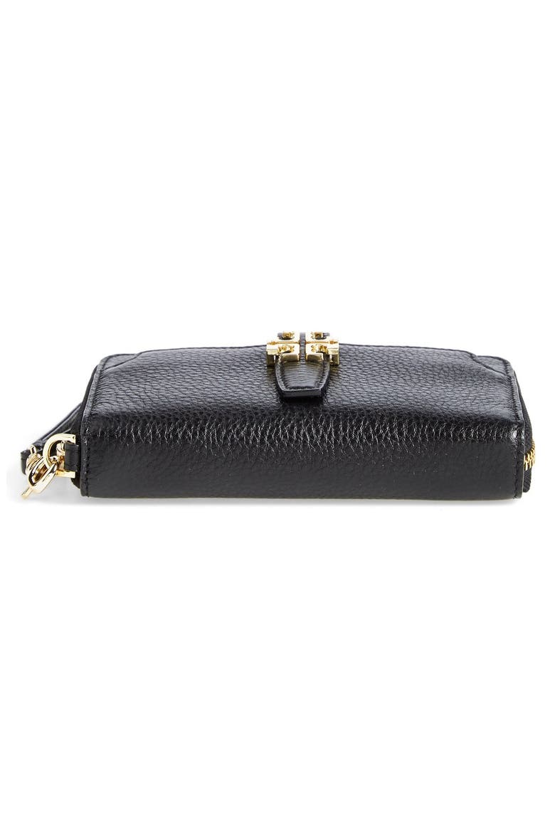 'Plaque' Smartphone Wallet, Alternate, color, BLACK
