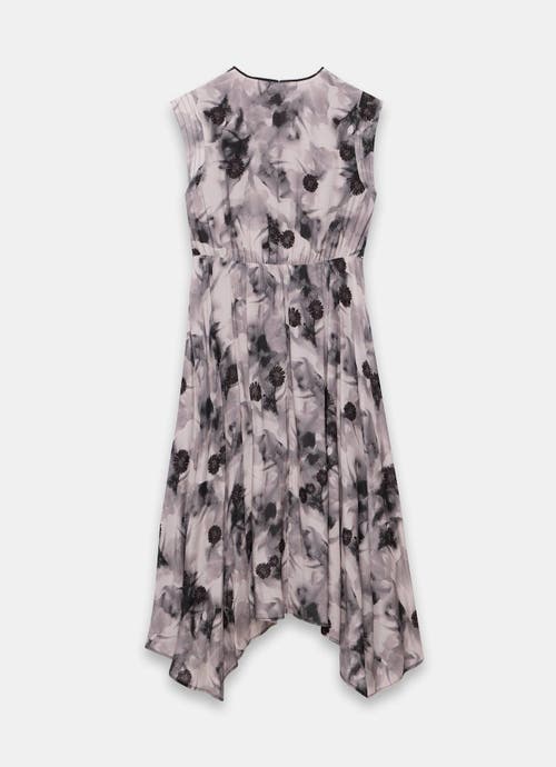 Mint Velvet Abstract Print Midi Dress In Multi