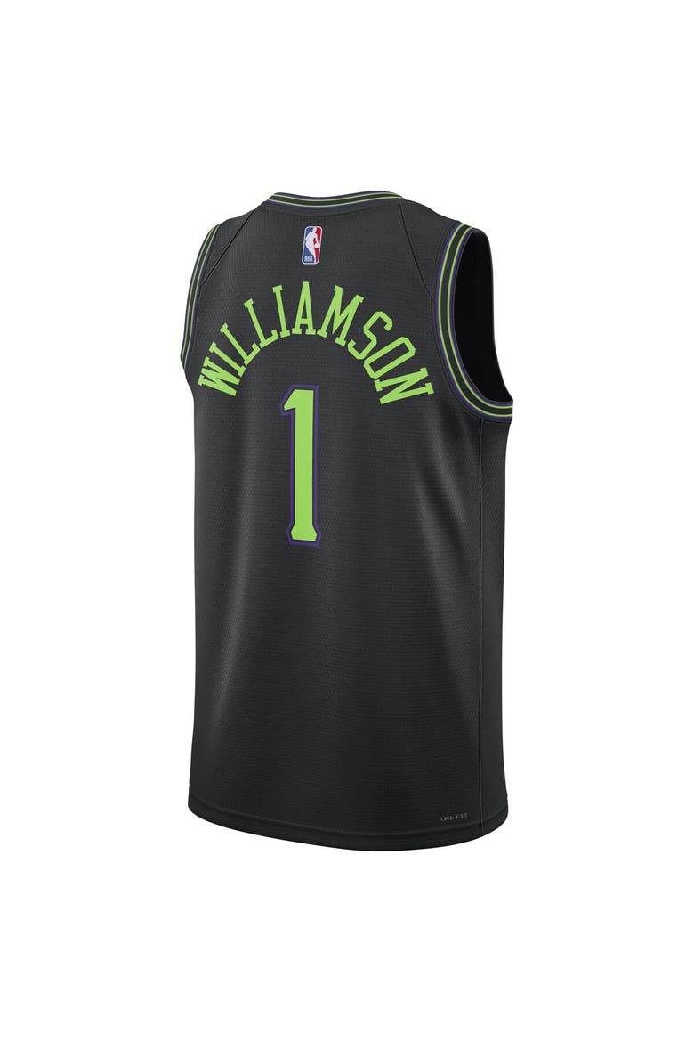 Unisex Nike Zion Williamson Black New Orleans Pelicans 2023/24 Swingman Jersey - City Edition, Alternate, color, Black