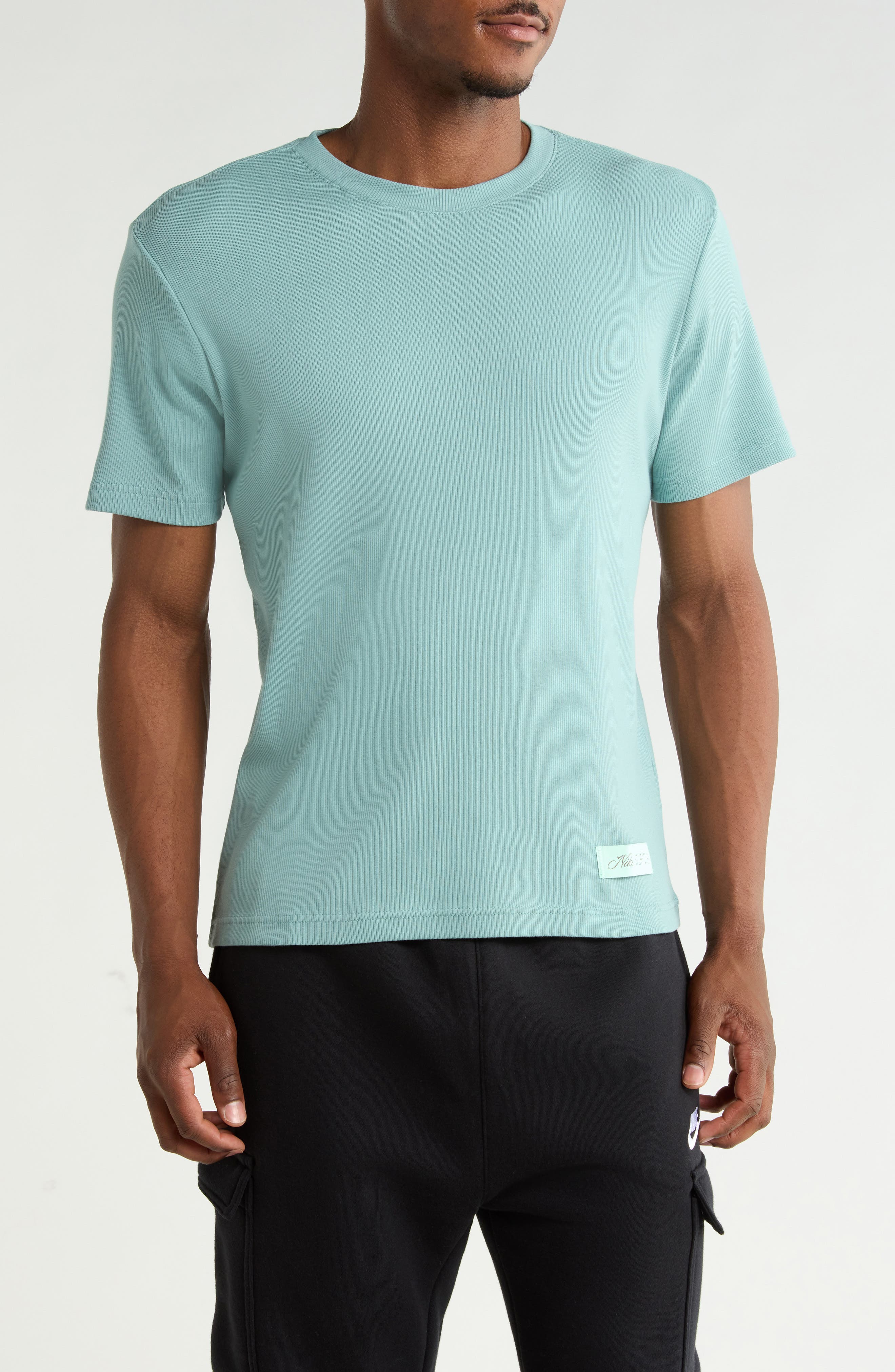 Rib Short Sleeve T-Shirt