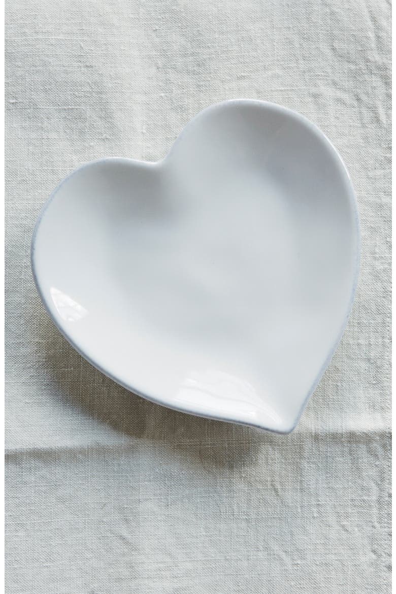 Porto Heart Plate, Main, color, WHITE