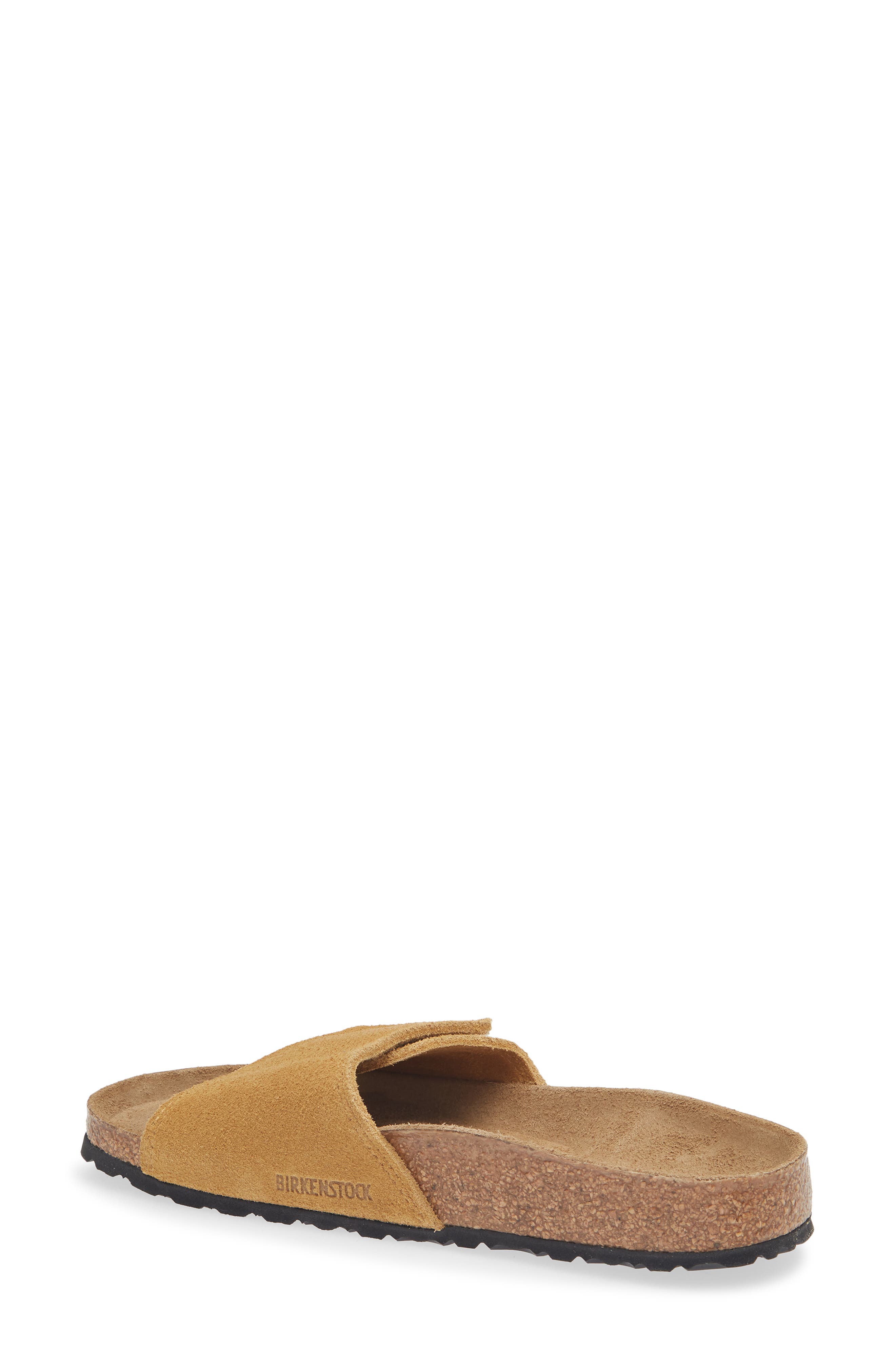 Birkenstock Sylt 2.0 Slide Sandal, Alternate, color, Cork Brown Suede