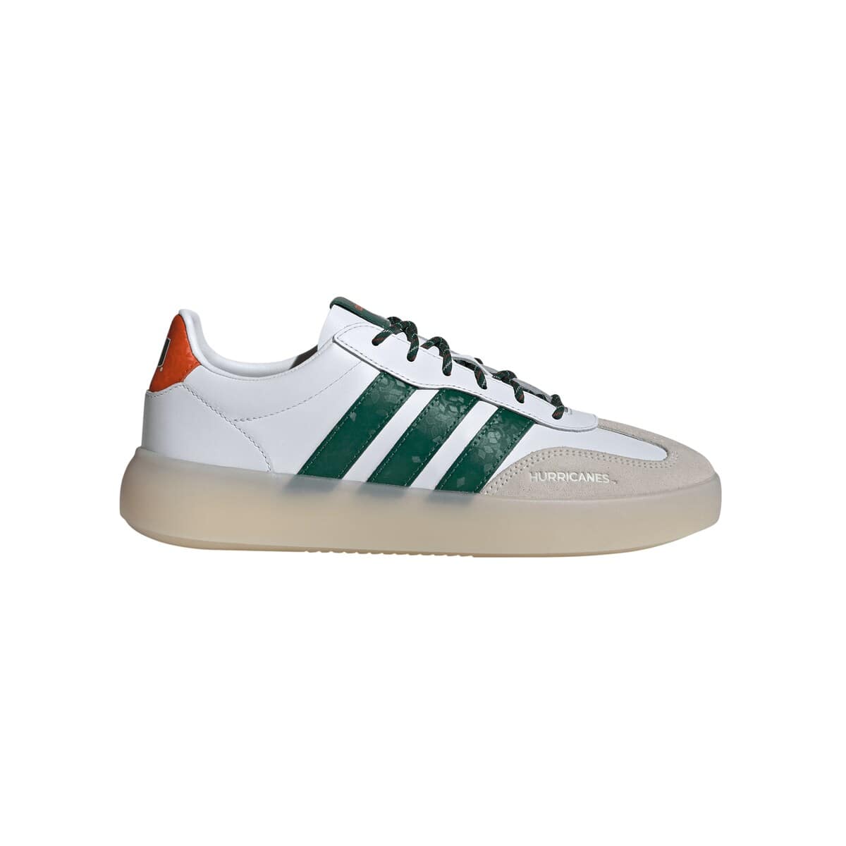 adidas Unisex adidas White Miami Hurricanes Barreda Decode Shoes, Alternate, color, 