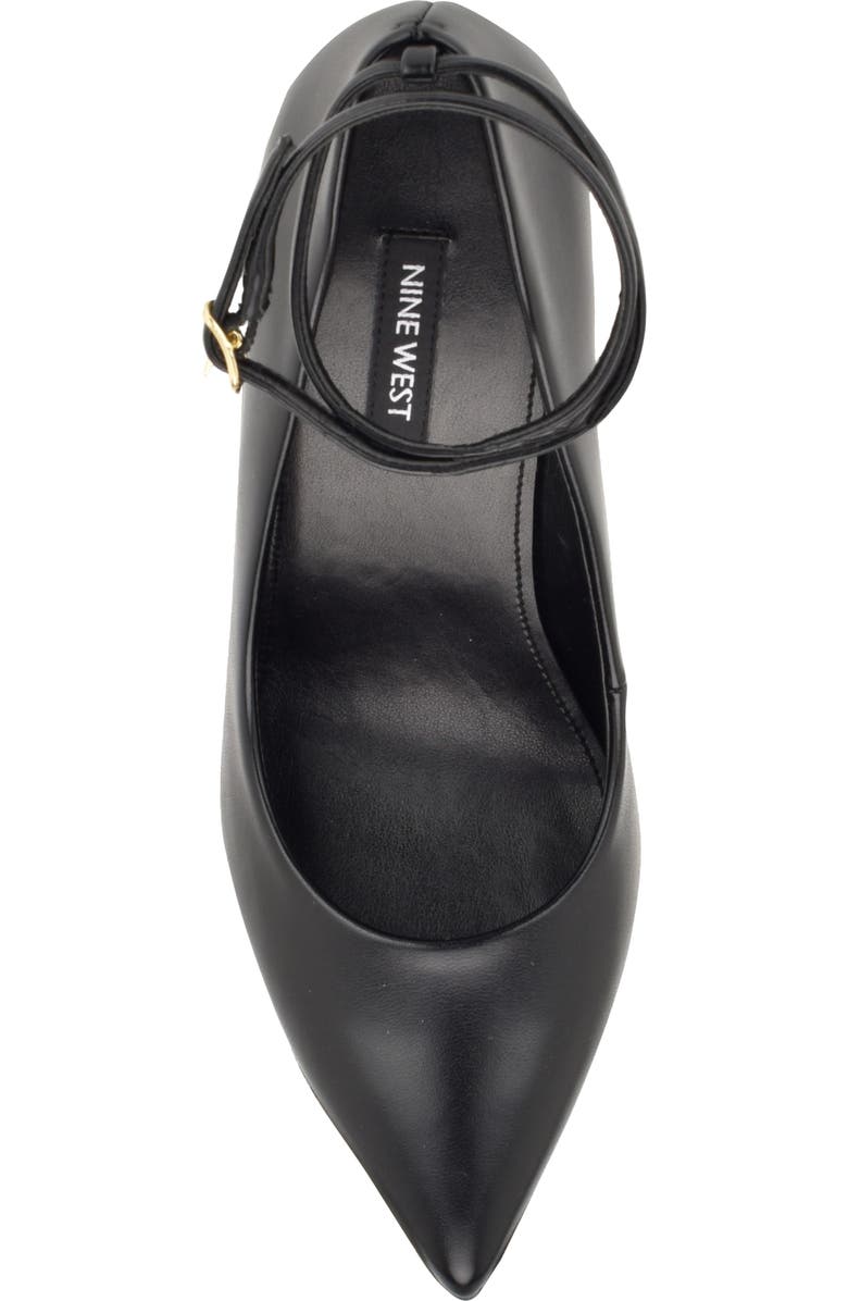 Nine West Trevs Ankle Strap Pointed Toe Pump, Alternate, color,
