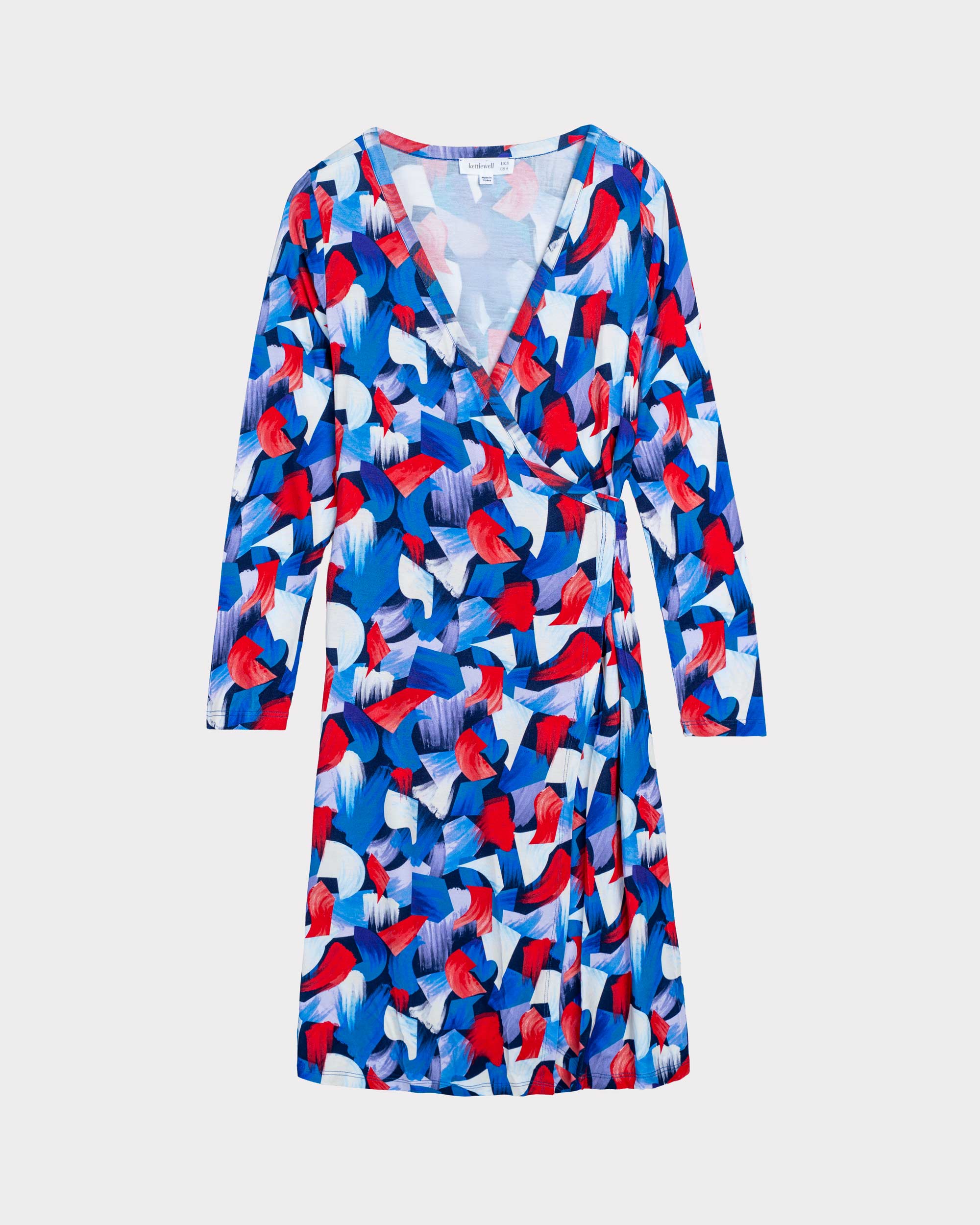 Kettlewell Long Sleeve Printed Wrap Dress (Women) | Nordstrom