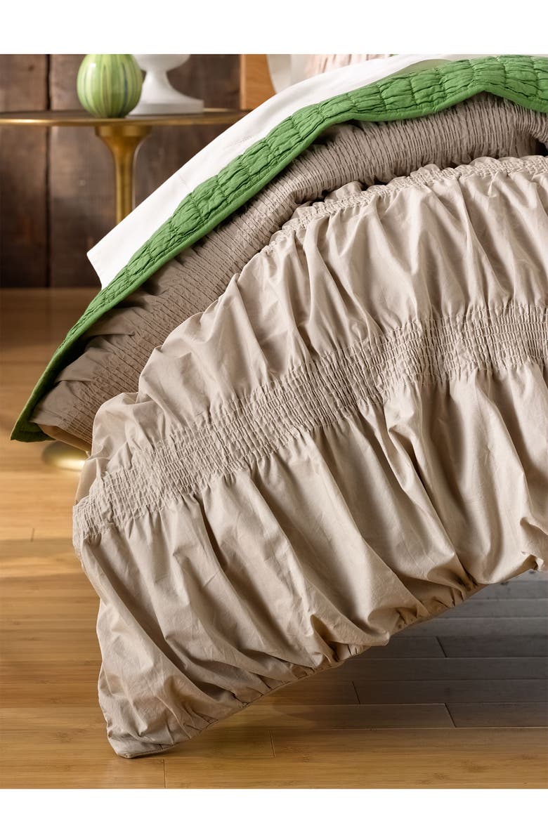 NORDSTROM AT HOME Smocked Duvet Cover, Main, color, 
