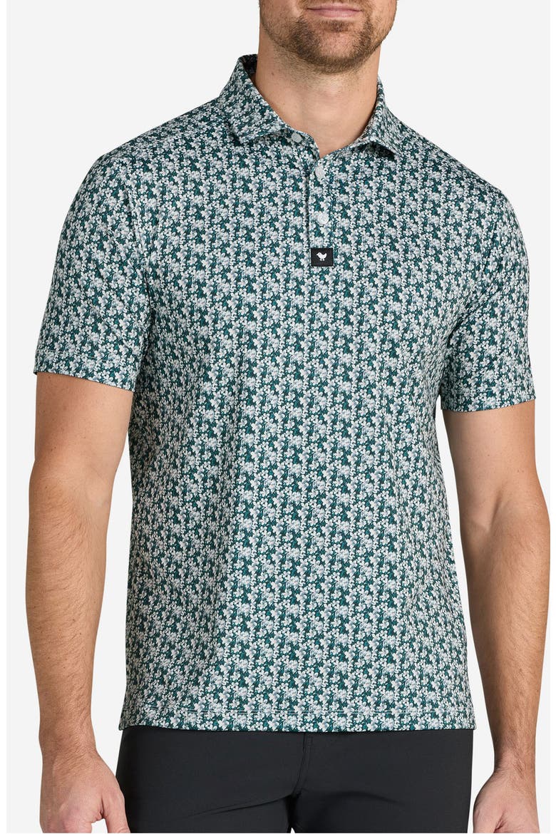 Jungle Shadow Performance Golf Polo, Main, color, JUNGLE SHADOW