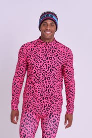OOSC Baselayer Top - Hotel California Pink Leopard Men's