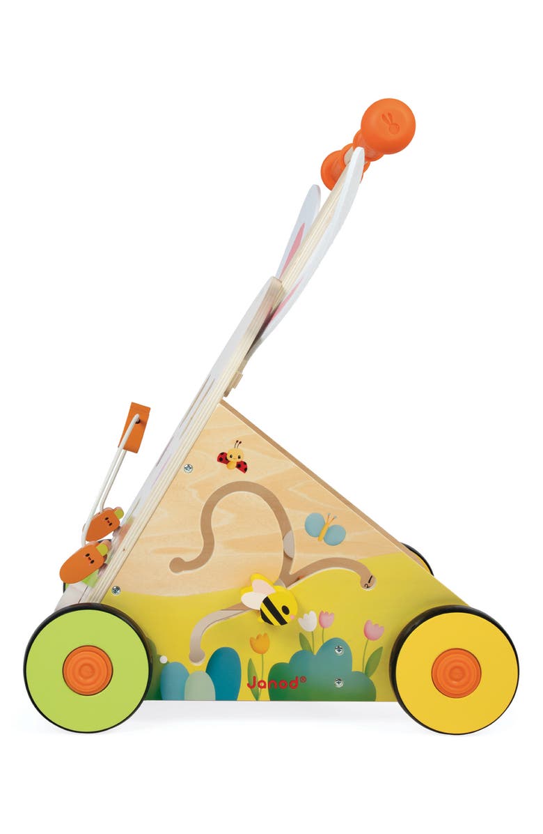 Janod Farm Multi-Activity Walker, Alternate, color, White