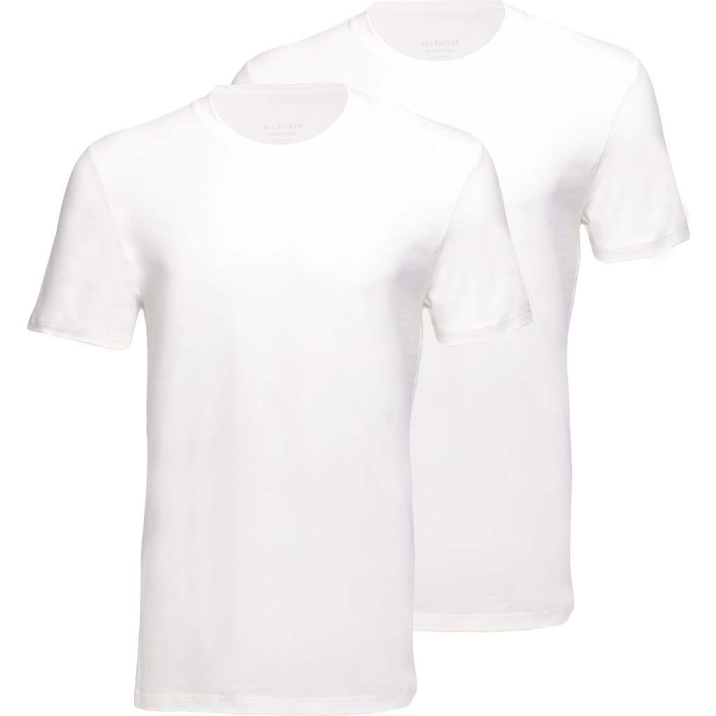 AllSaints 2-Pack Crewneck T-Shirts in White  product