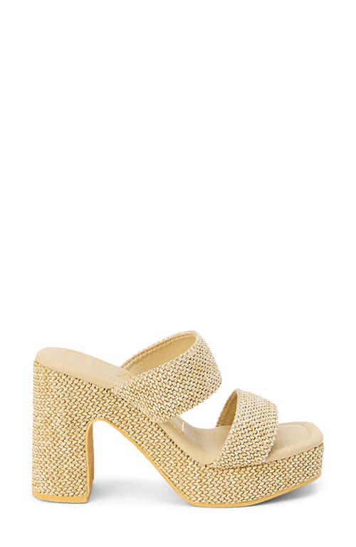 Beach By Matisse Gem Platform Sandal In Beige