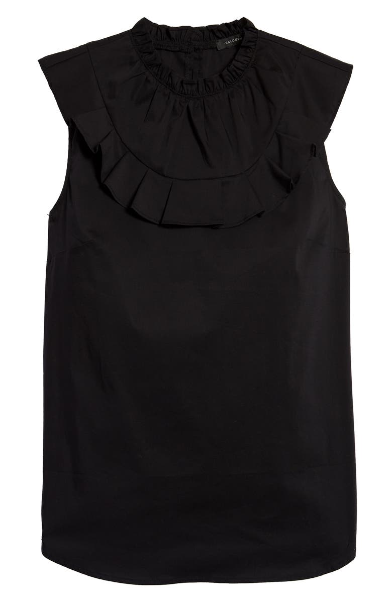 Halogen<sup>®</sup> Ruffle Yoke Sleeveless Top, Main, color, 