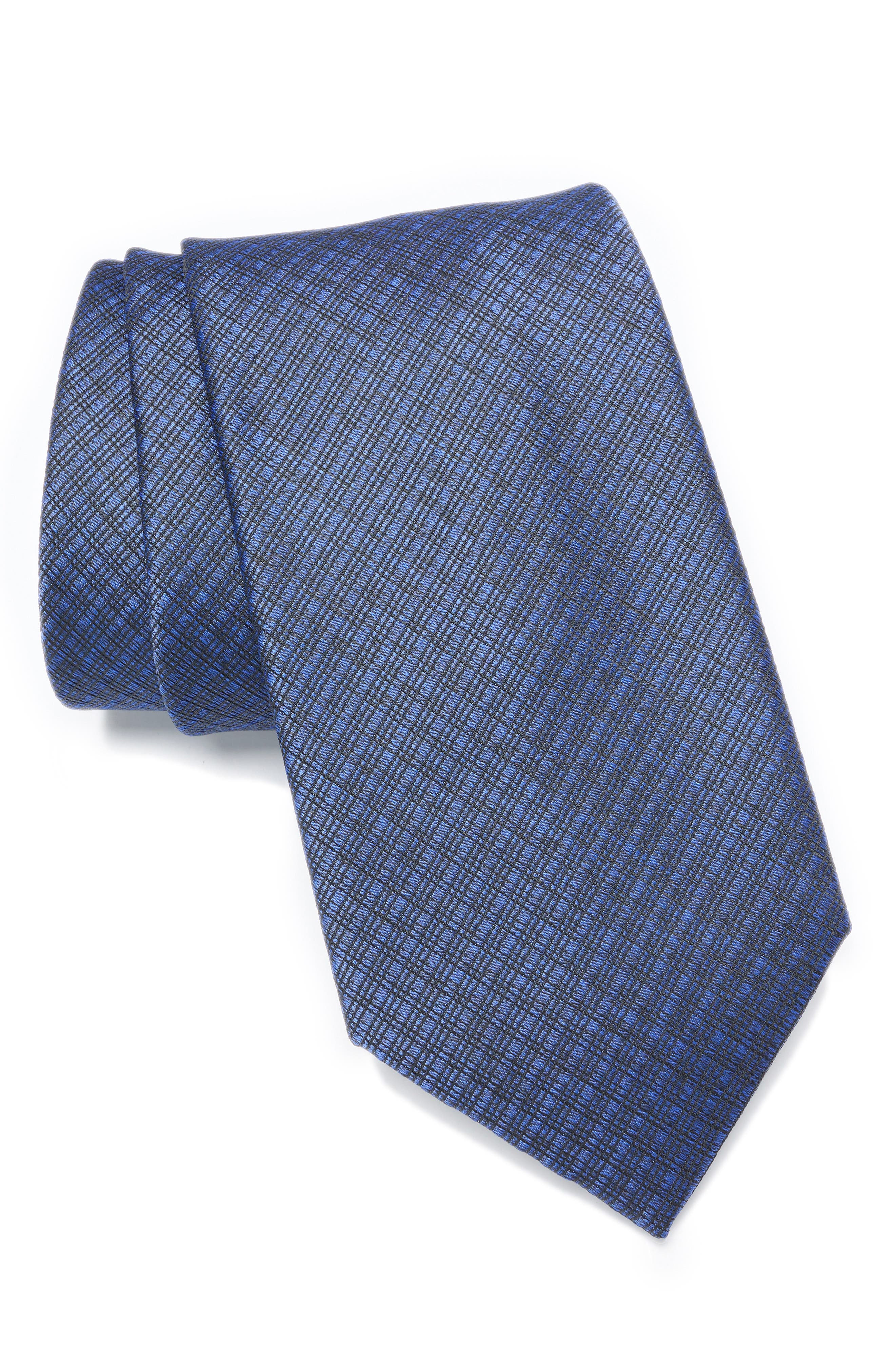 Rood Grid Jacquard Tie