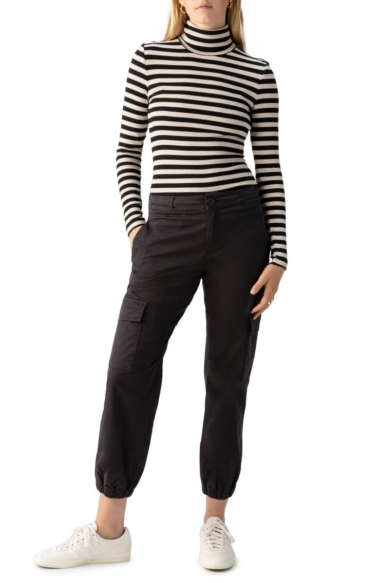 Sanctuary Take Over Stretch Cotton Cargo Joggers, Alternate, color, 