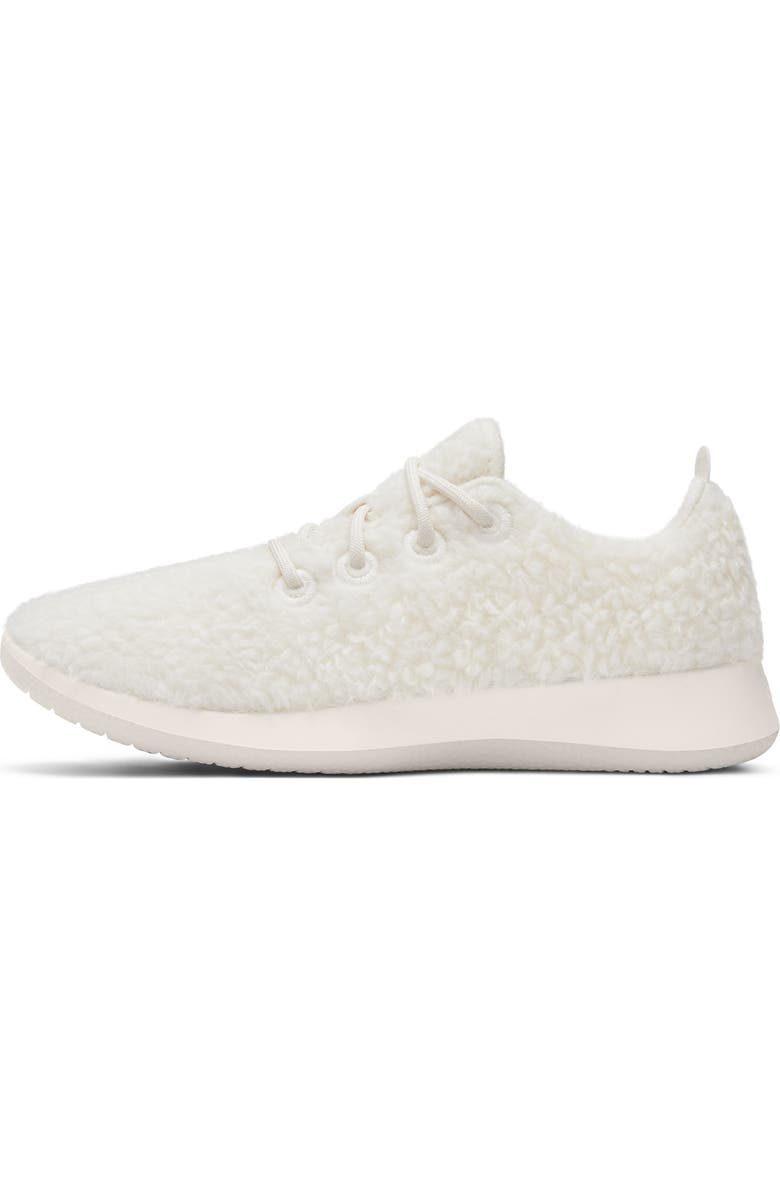 Allbirds Kids' Smallbirds Wool Runner Fluff Sneaker, Alternate, color, White