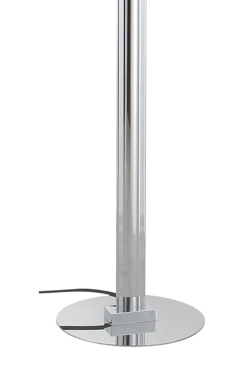 JONATHAN Y Roxanna 68" Integrated LED Metal Floor Lamp, Chrome, Alternate, color, Chrome