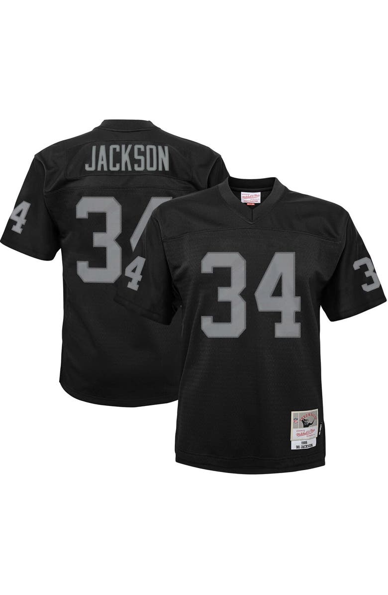 Mitchell & Ness Toddler Mitchell & Ness Bo Jackson Black Las Vegas Raiders 1988 Retired Legacy Jersey, Main, color, Black