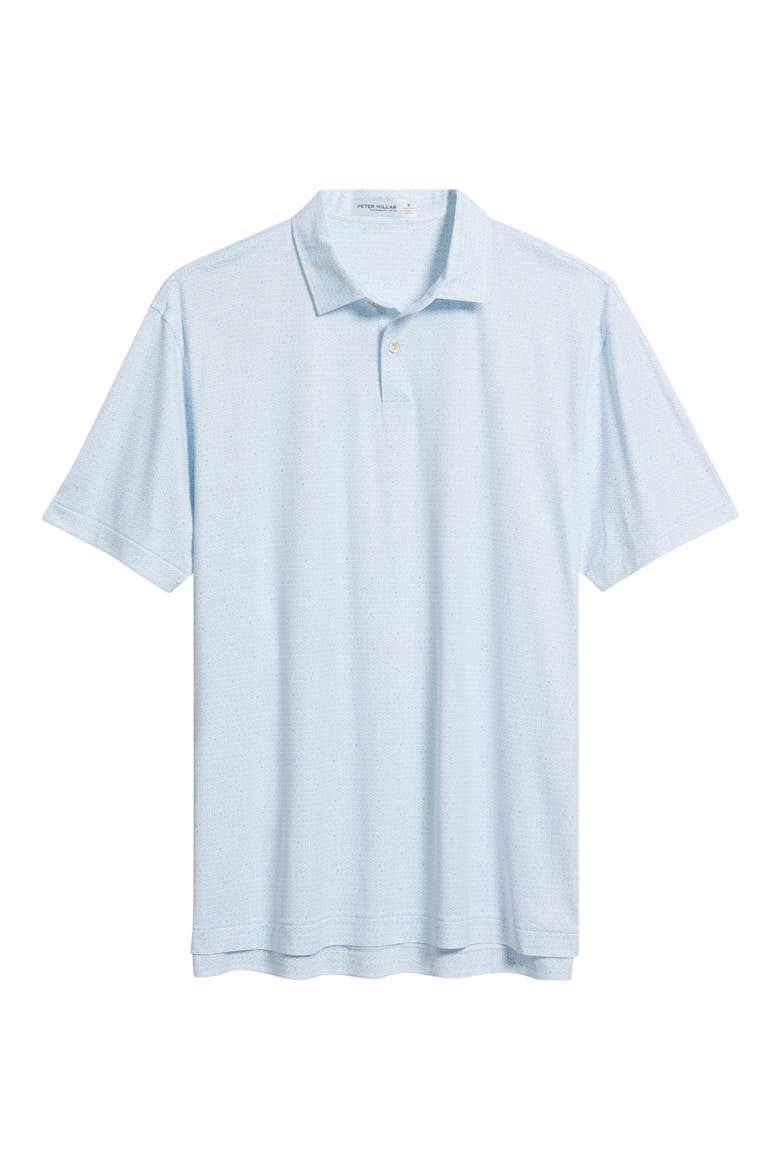 Hoops Featherweight Performance Polo, Alternate, color, WHITE/BLUE