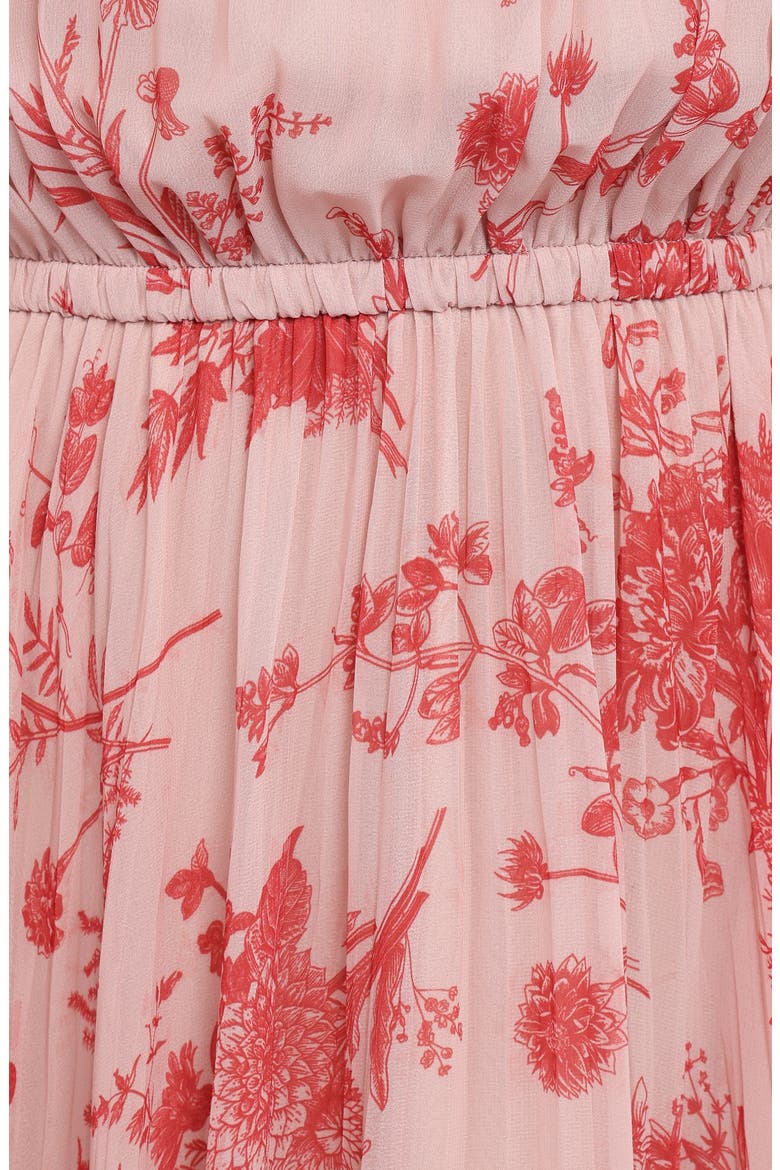 Hilary Off the Shoulder Long Sleeve Maxi Dress, Alternate, color, RED FLORAL