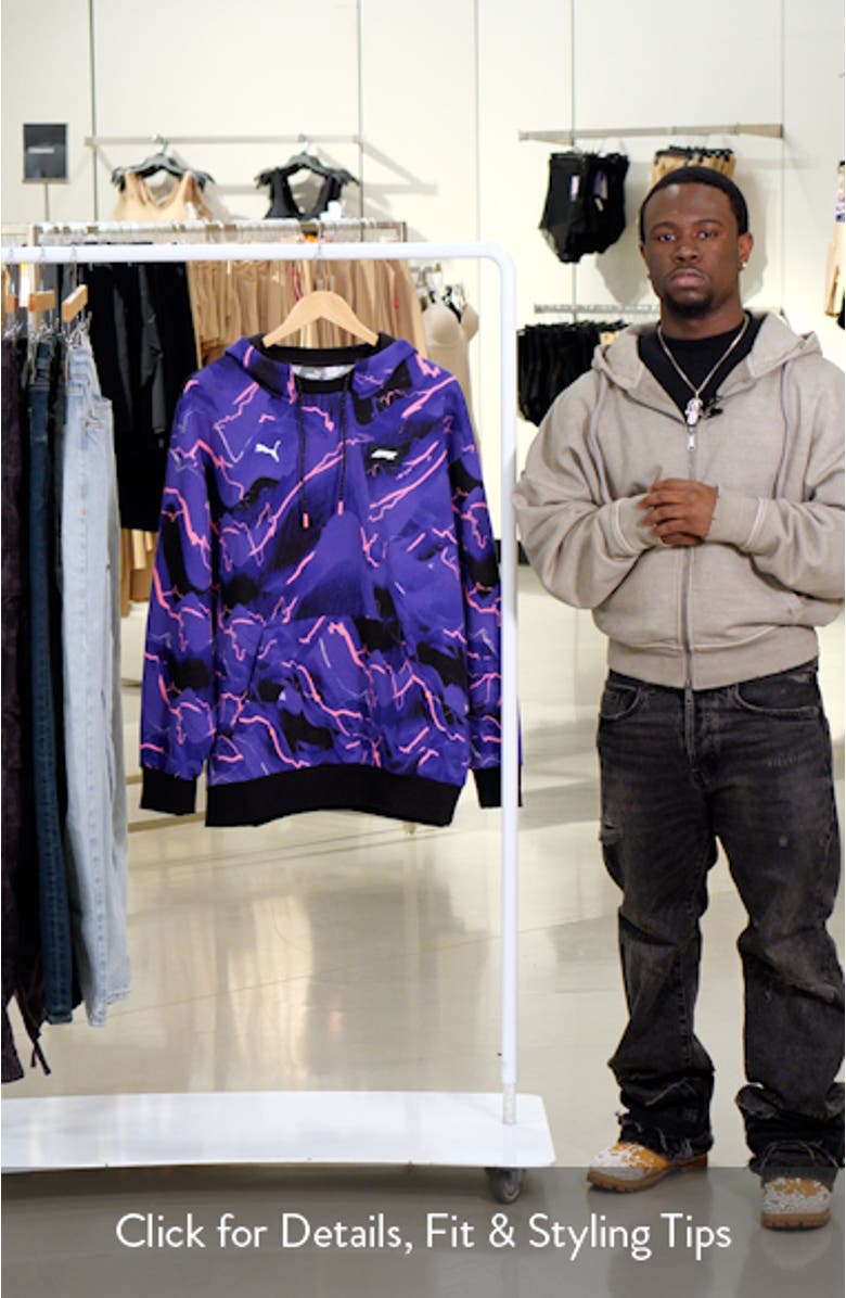 x Formula 1<sup>®</sup> Race Neon Energy Cotton Blend Hoodie, sales video thumbnail