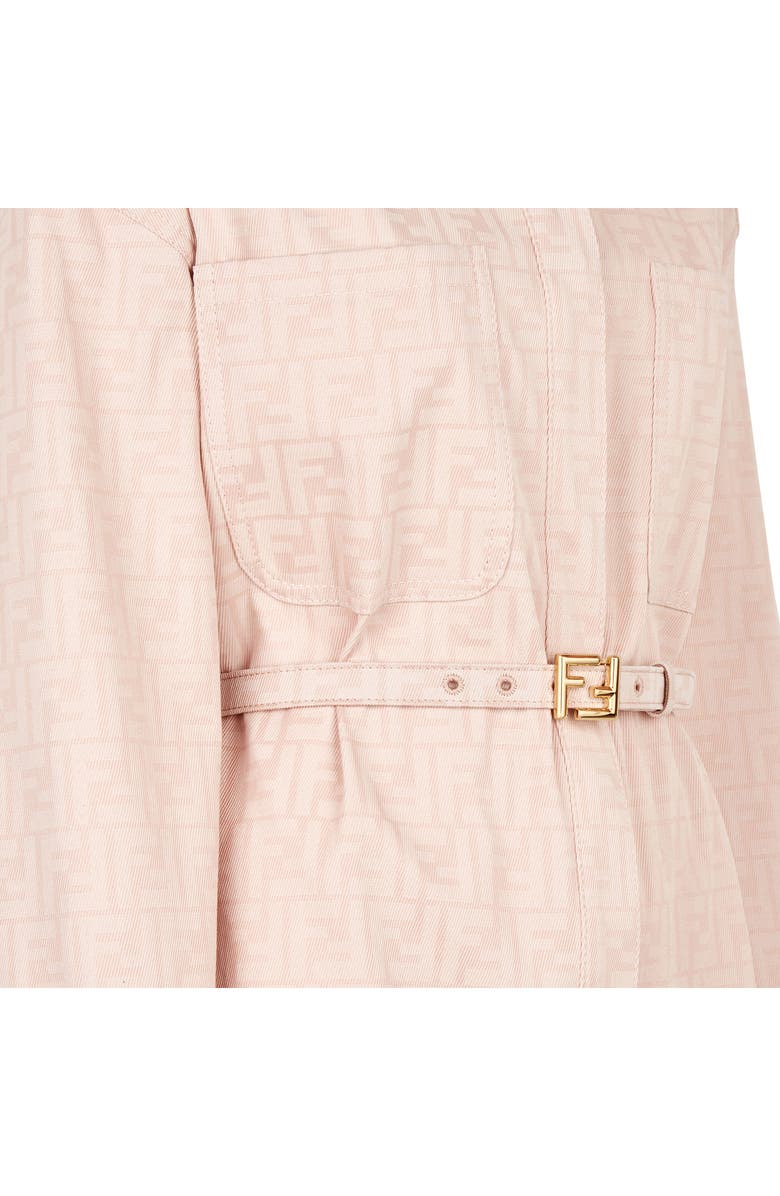 Fendi FF Logo Denim Jacket, Alternate, color, 