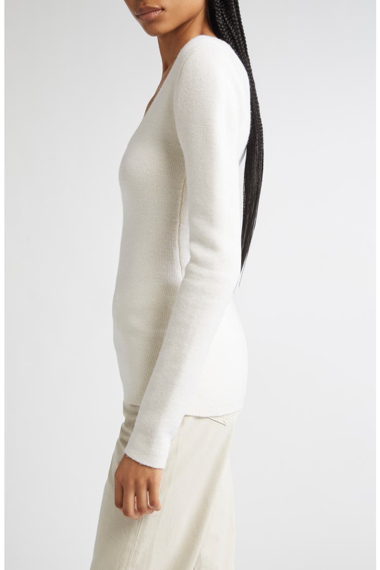 Merino Knit Top, Alternate, color, ECRU
