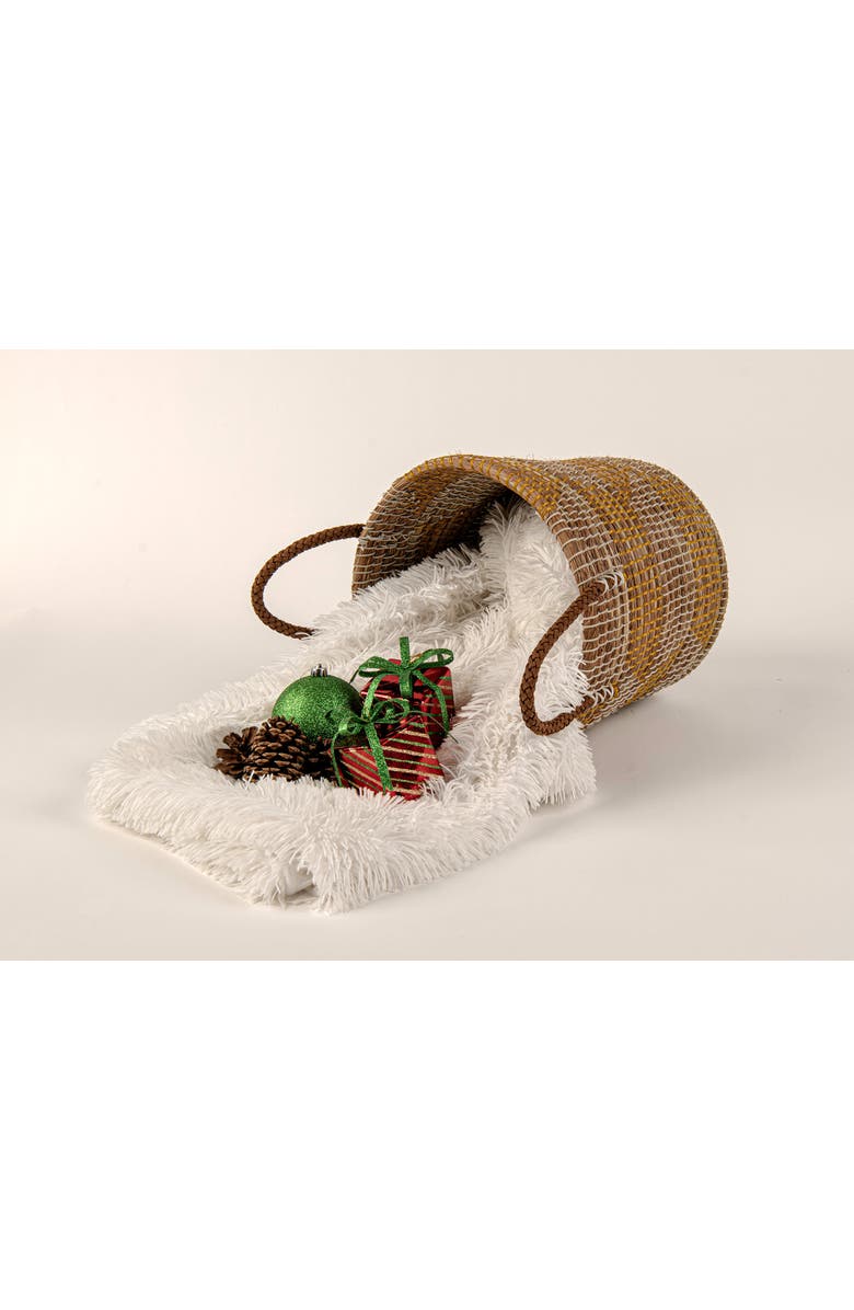 Wicker Village Moonj Basket, Alternate, color, Natural