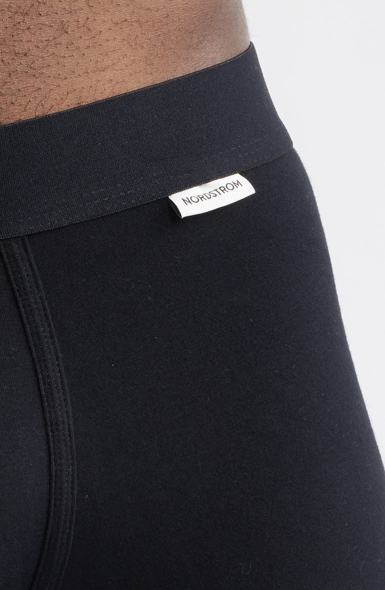 Nordstrom 3-Pack Boxer Briefs, Alternate, color, Black
