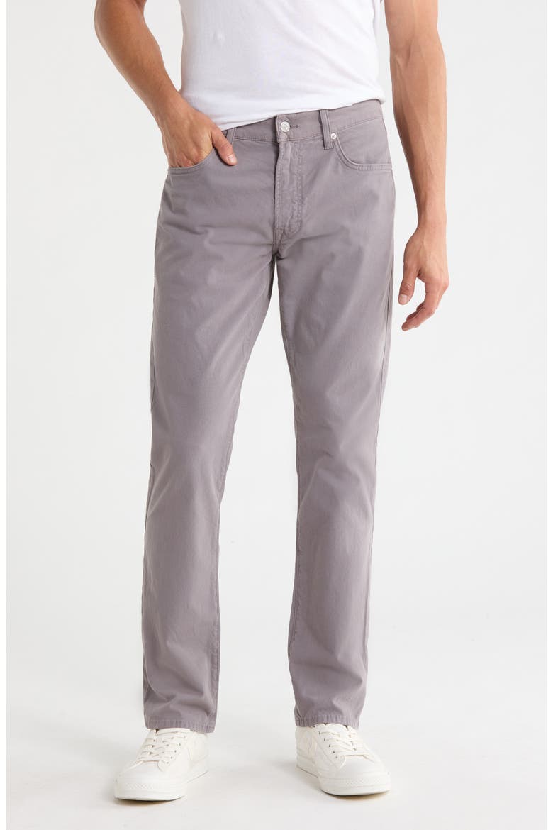 Gage Slim Straight Leg Pants, Main, color, GREY