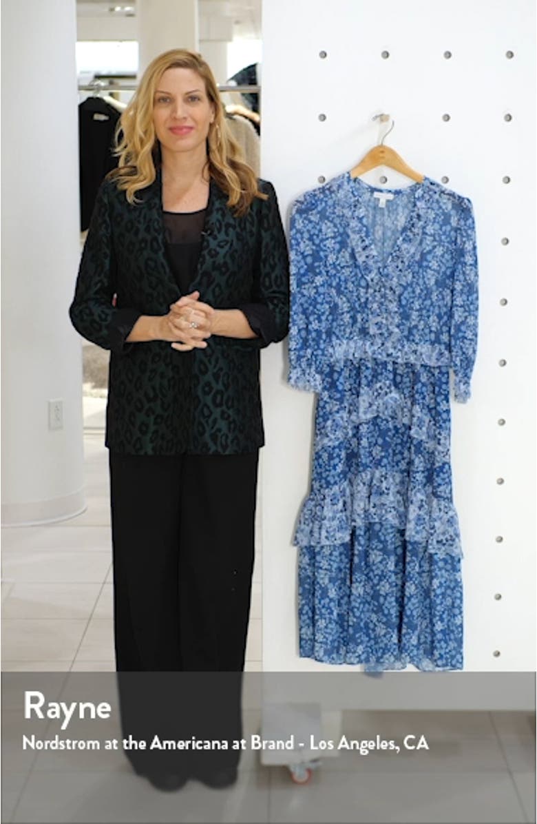 Ruffle Tier Midi Dress, sales video thumbnail