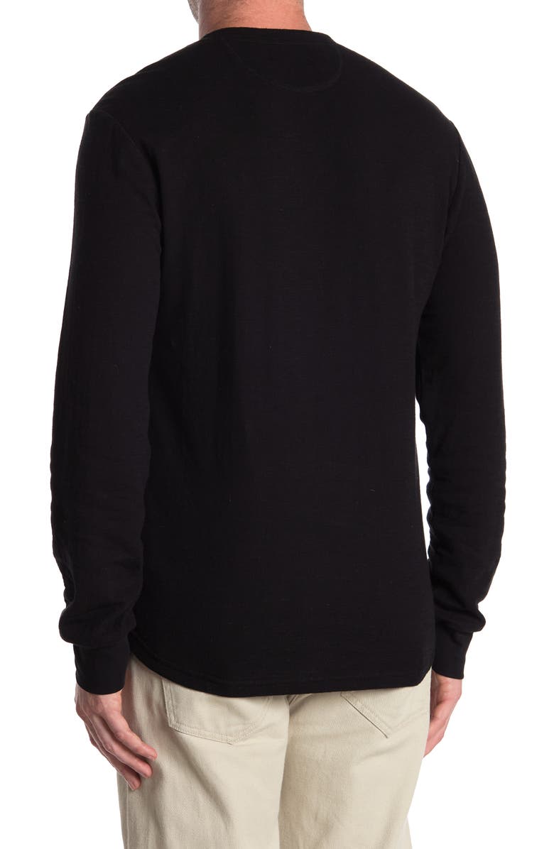 Joe's Double Face Thermal Henley Shirt, Alternate, color, Stretch Limo