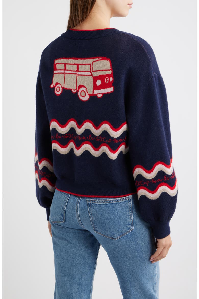 Roadtrip Cardigan, Alternate, color, BLEU MARINE
